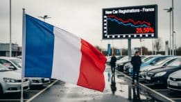 France New Car Registrations Down 7.66% in July, Tesla Sales Drop 26.57%