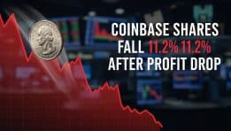 COINBASE SHARES FALL 11.2% AFTER PROFIT DROP
