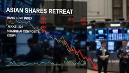 ASIAN SHARES RETREAT, TRACKING TECH LOSSES ON WALL STREET, AND POP MART SOARS 11.5% IN HONG KONG
