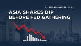 ASIA SHARES DIP BEFORE FED GATHERING; EUROPEAN FUTURES UP ON UKRAINE SUMMIT HOPES