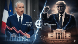 European Markets Tumble as France Faces Confidence Vote and Trump Targets Fed Independence