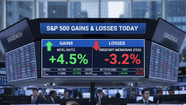 S&P 500 Gains & Losses Today: Intel Stock Extends Rally, Freeport-McMoRan Drops