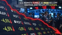 SKN | U.S. Markets Tumble as Tech Selloff Deepens and Volatility Surges