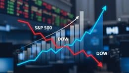 SKN | U.S. Markets End Mixed as S&P 500 Extends Gains and Dow Slips Amid Rising Volatility