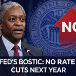 SKN | No Cuts in Sight? Fed’s Bostic Signals Rates to Stay Restrictive as Inflation Risks Dominate