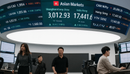 SKN | Asian Markets Start the Week Mixed as Korea Leads Gains and China Advances While India and Hong Kong Retreat