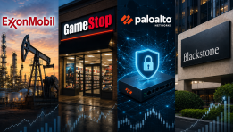 SKN | Midday Market Movers: Exxon Mobil, GameStop, Palo Alto Networks, and Blackstone Drive Investor Attention
